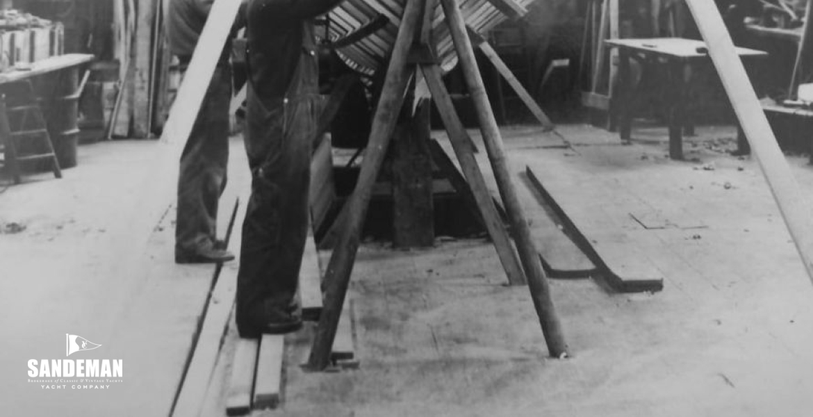 David Blake (left) and Harold Kimber at work [Courtesy Neil & Colleen Blake]