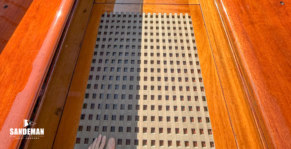 Cockpit view aft from companionway