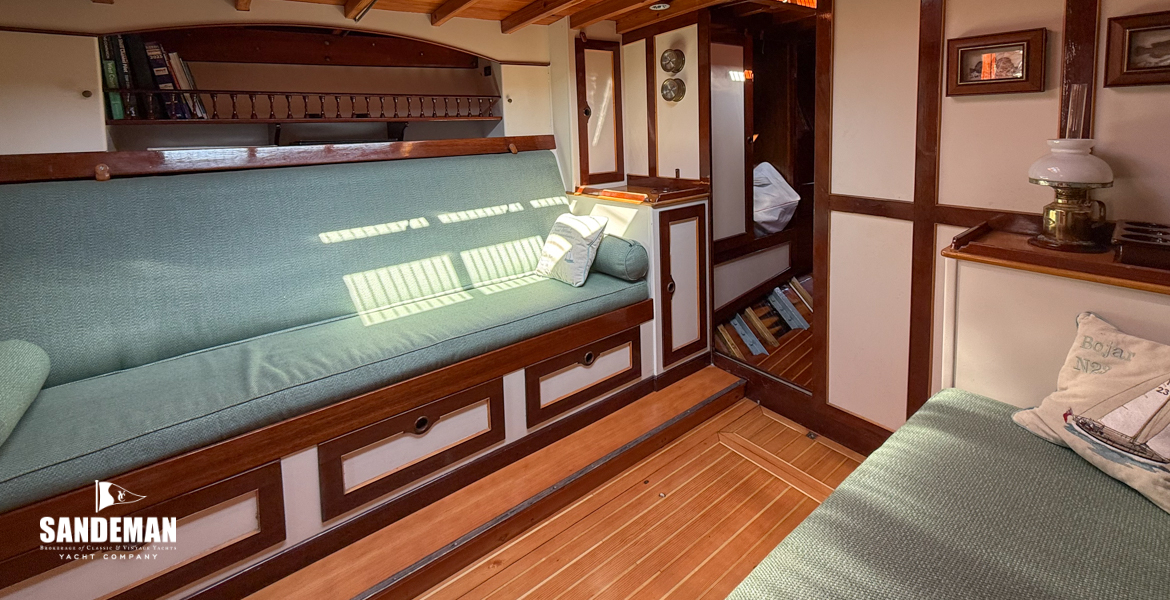 Saloon view forward to port