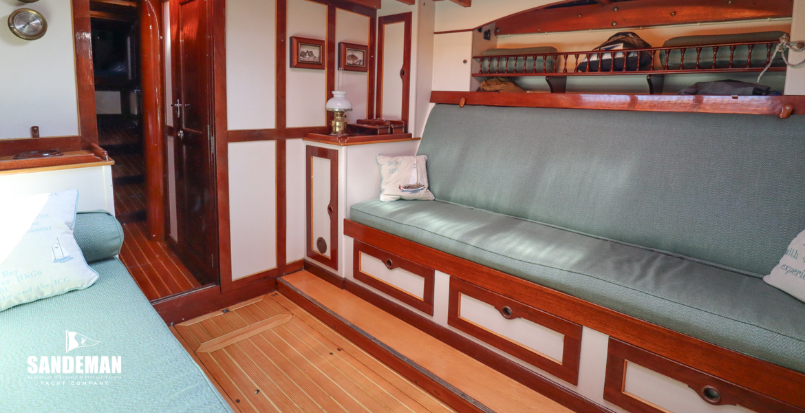 Saloon view forward to starboard