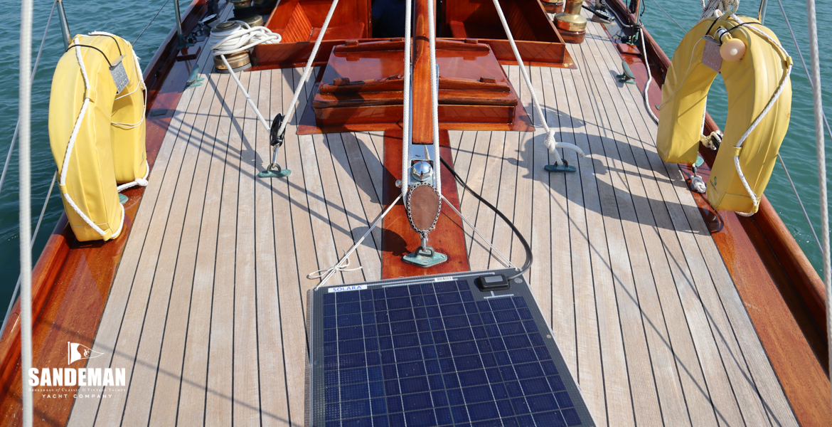 Aft deck view forward