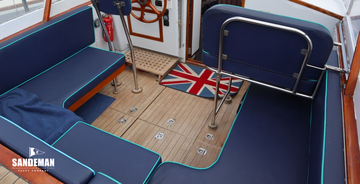 Cockpit view forward to port