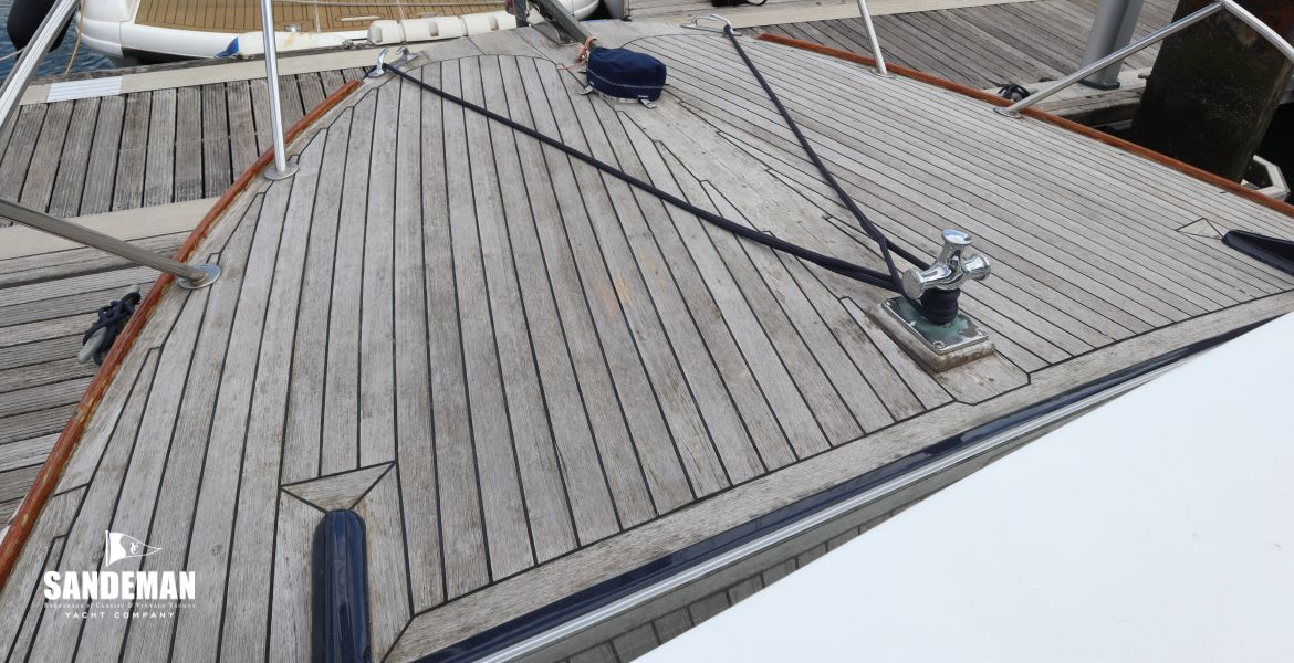 View forward to foredeck