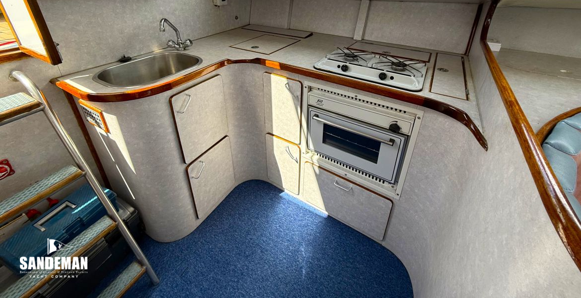 Galley to port