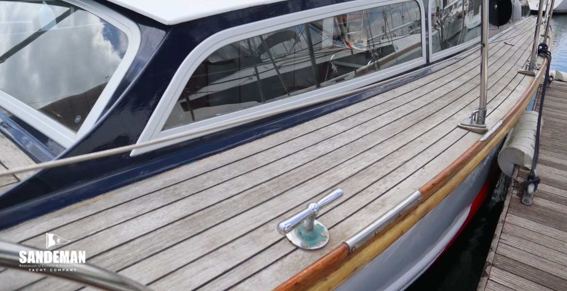Port side deck view aft