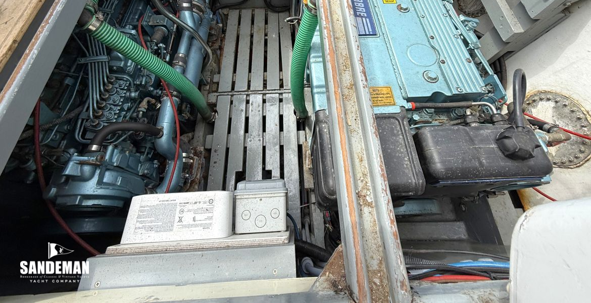 Engine space view aft