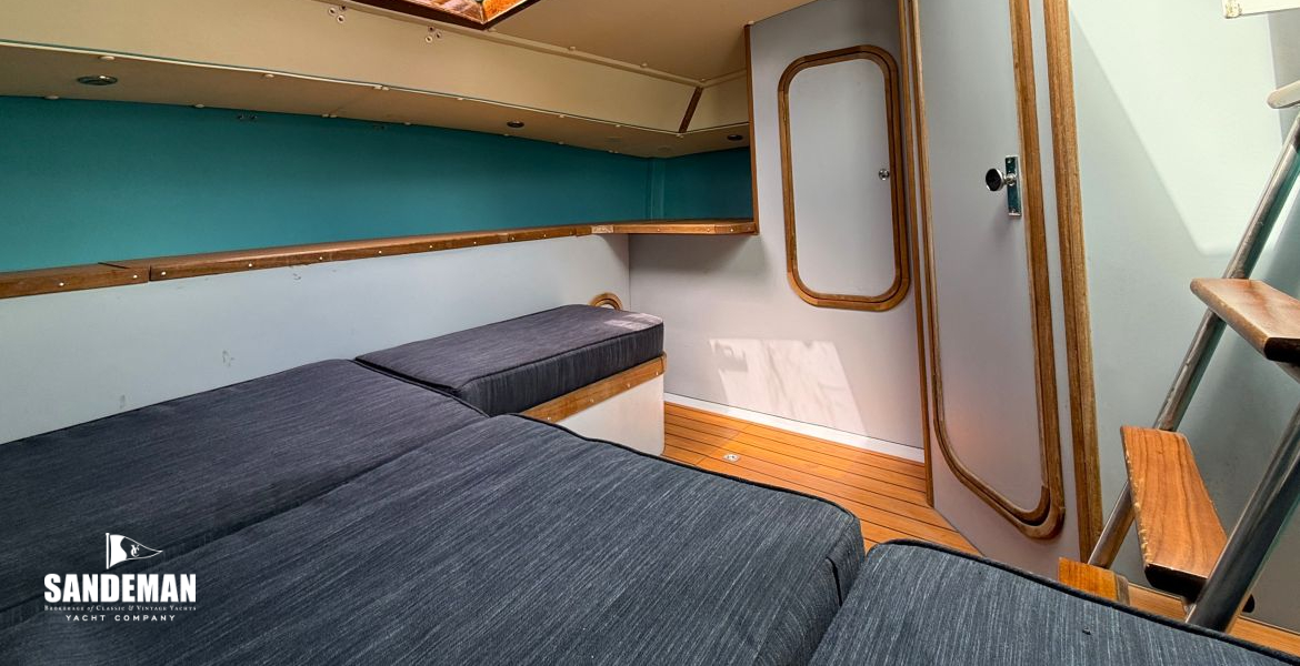 Aft cabin view to port