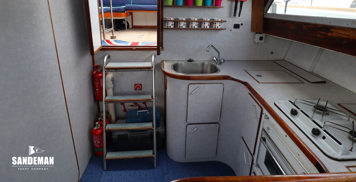 View aft to companionway