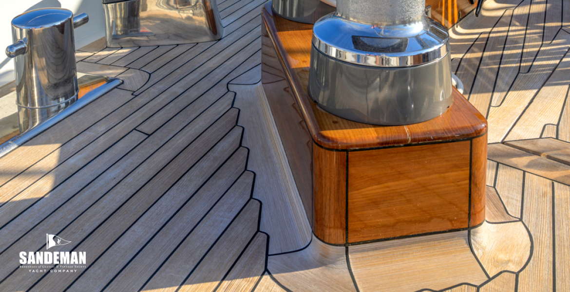 Aft deck view forward to port