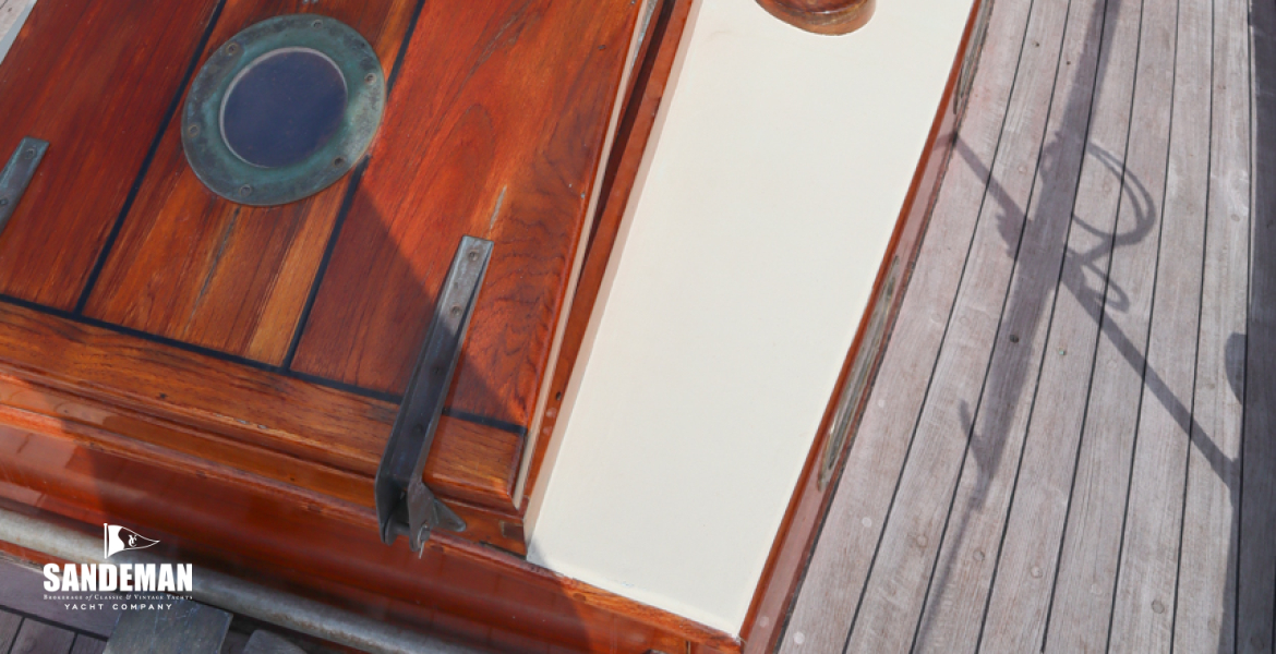 Cabin trunk view aft