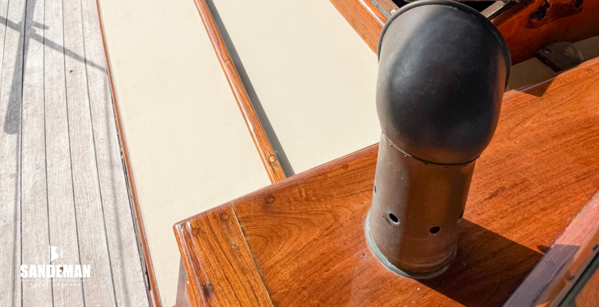 View forward over cabin trunk