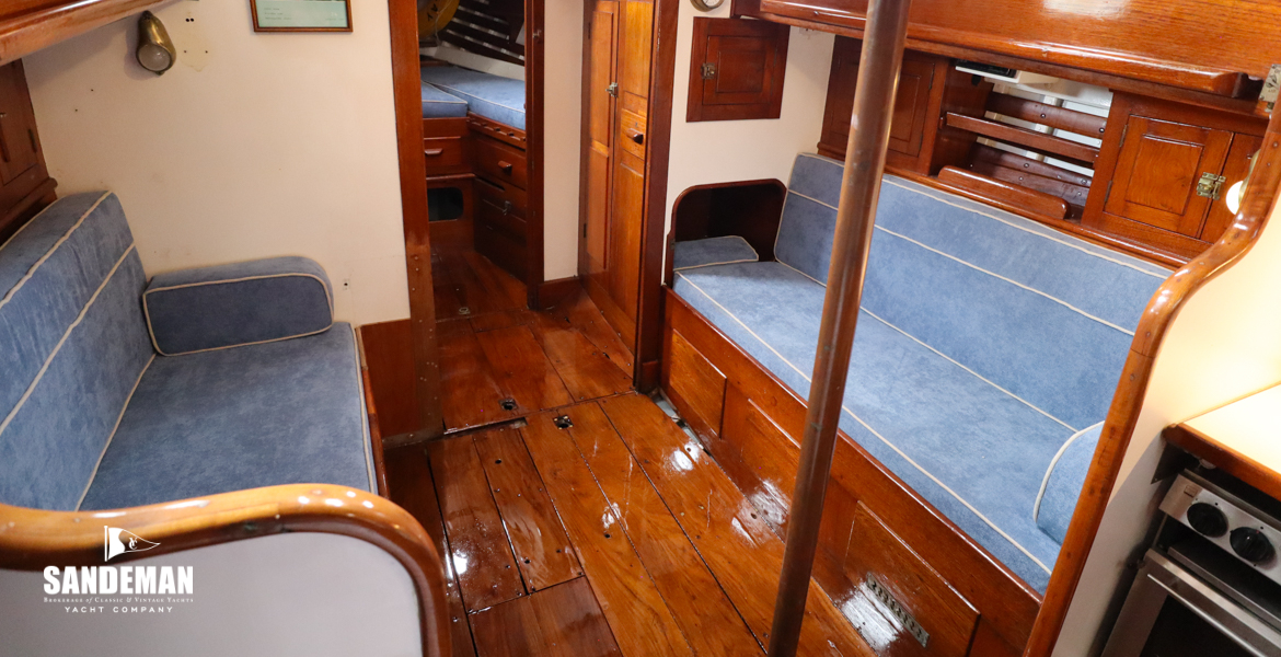 Saloon view forward from galley