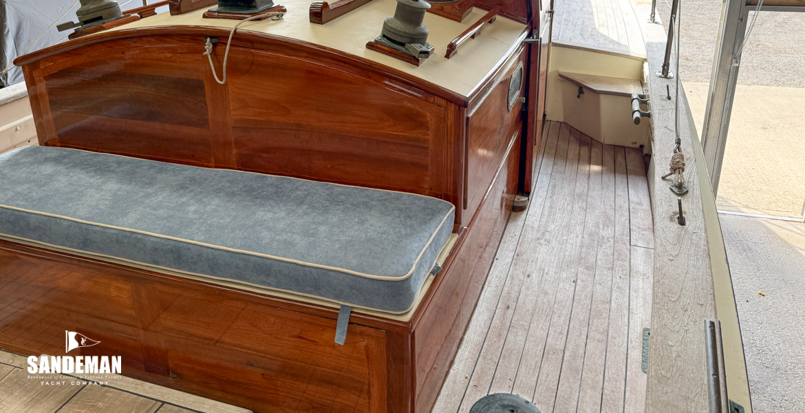 Aft deck view forward