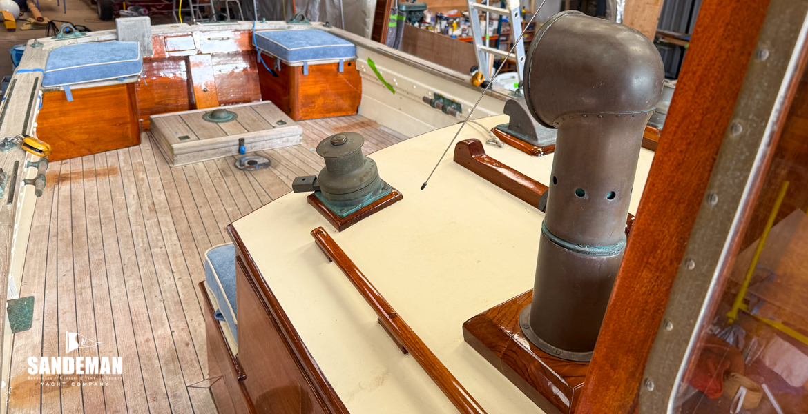 Aft deck view aft