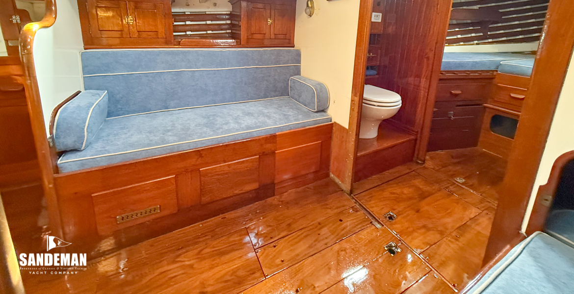 Saloon view forward to port