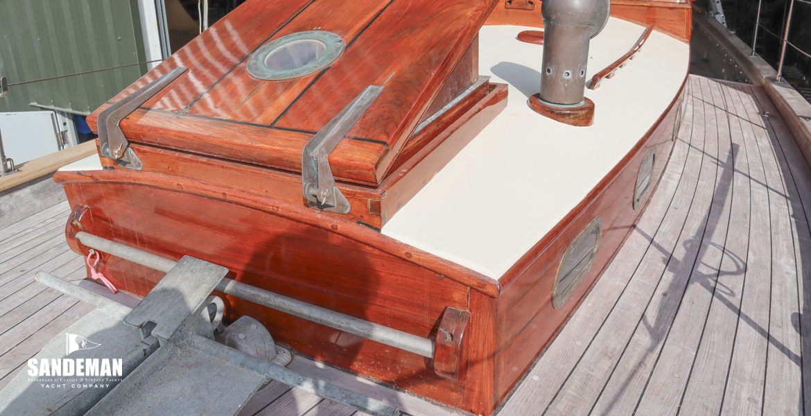 Cabin trunk view aft