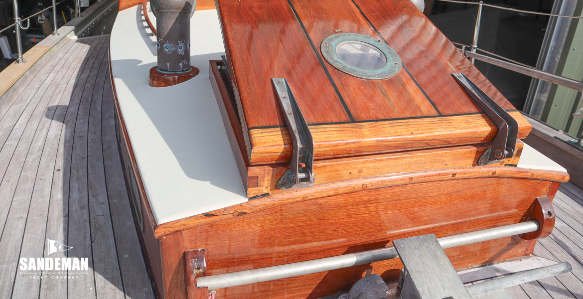 Cabin trunk view aft