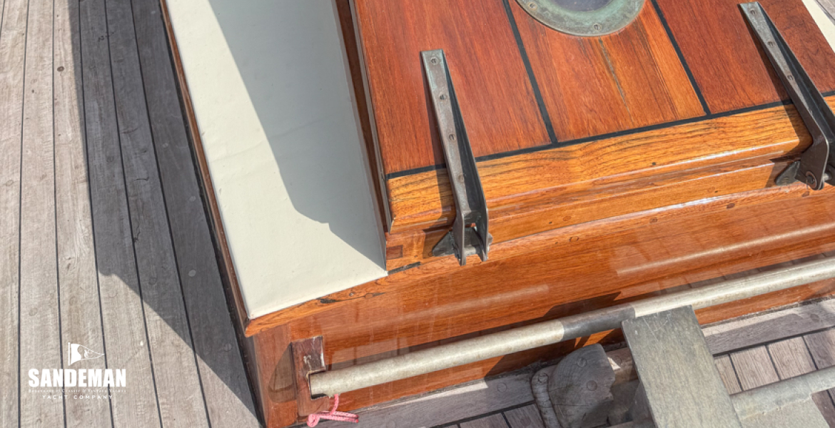Cabin trunk view aft