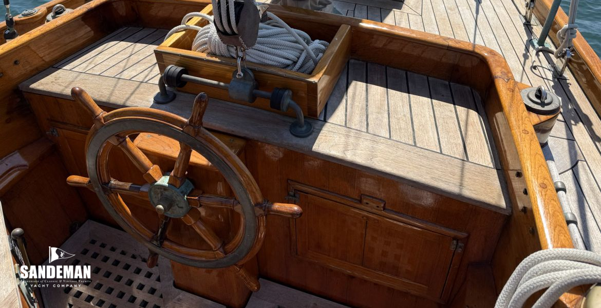 Cockpit view aft