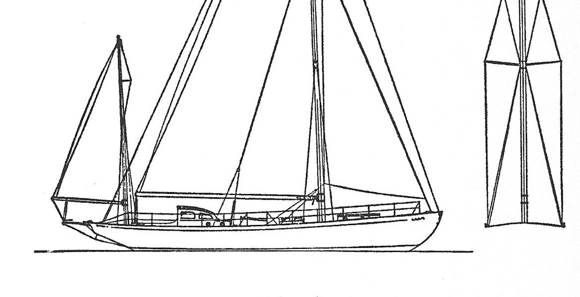 Original Rig and Sail plan