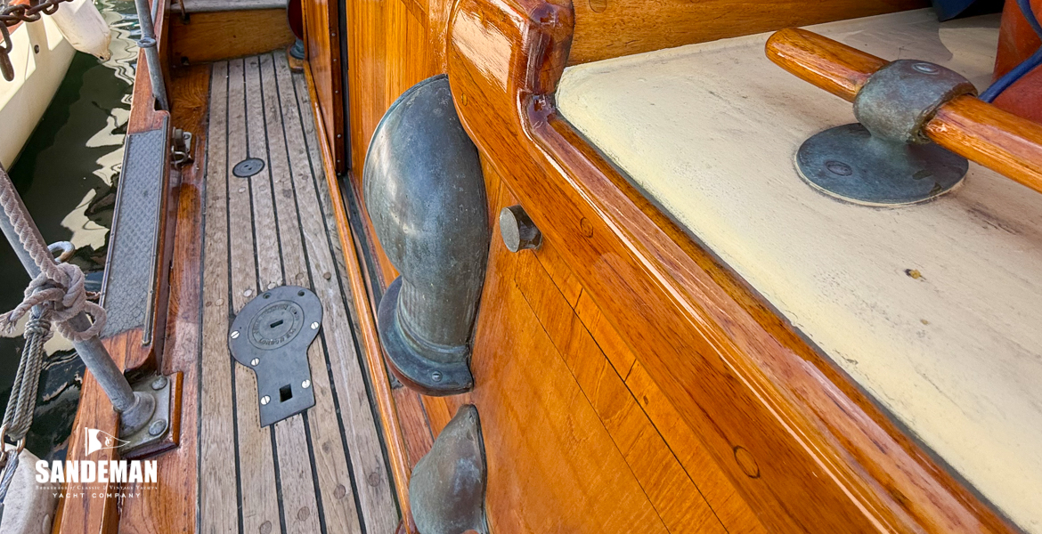 Port side deck view forward