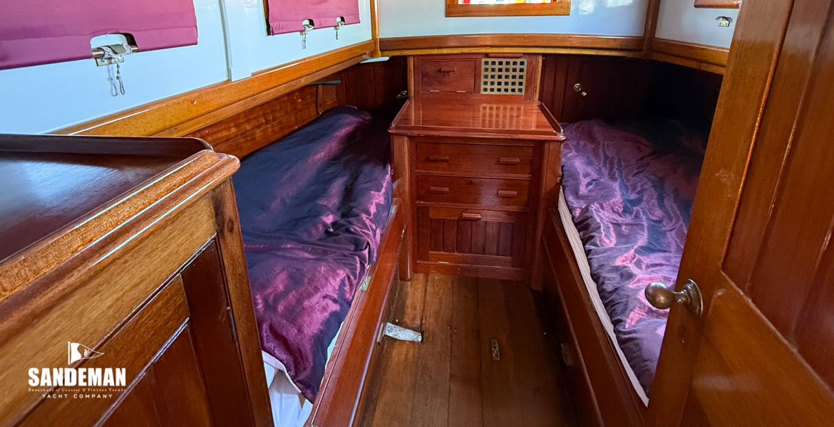 Aft cabin view aft