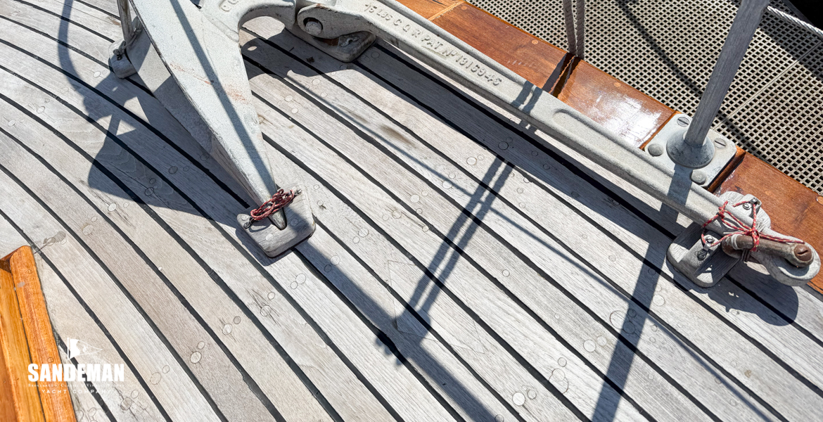 CQR anchor stowage
