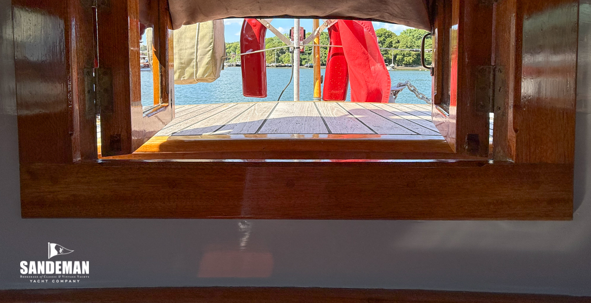 Aft cabin view aft