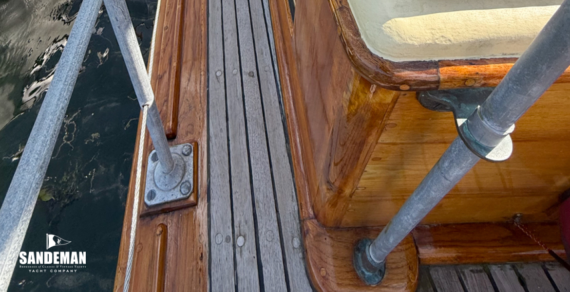 Port side deck view forward
