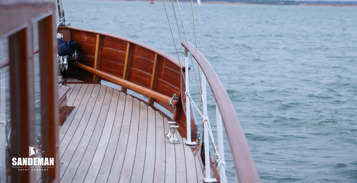 View forward starboard