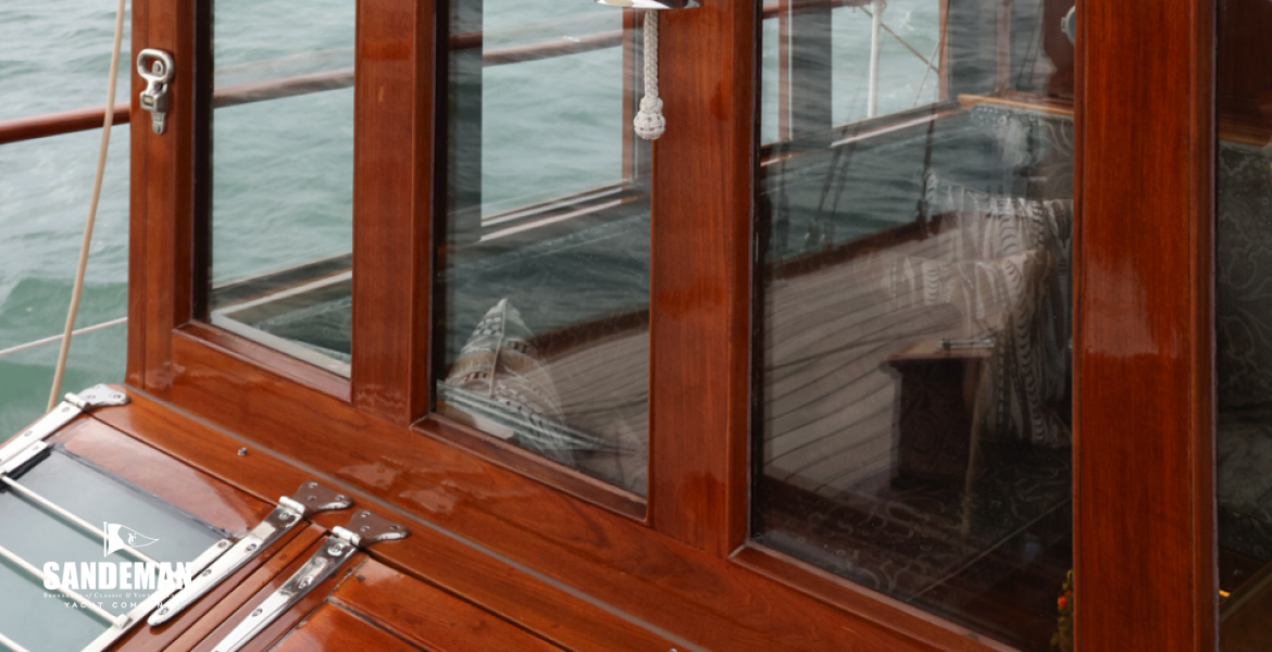 View aft to deckhouse