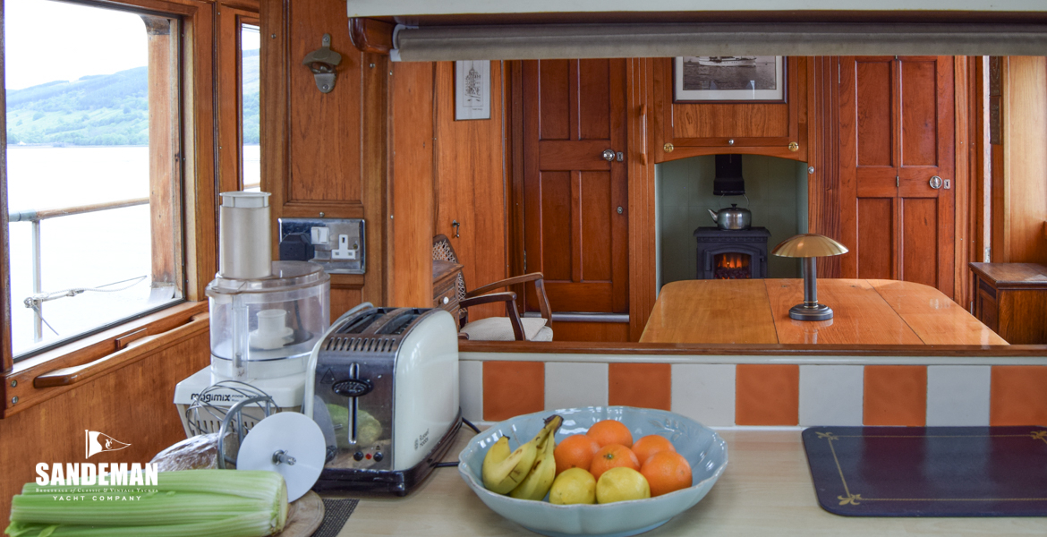 Galley view forward