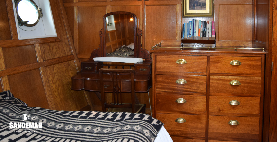 'No. 2' cabin view forward