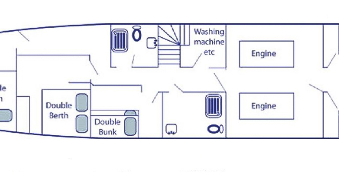 Lower deck arrangement
