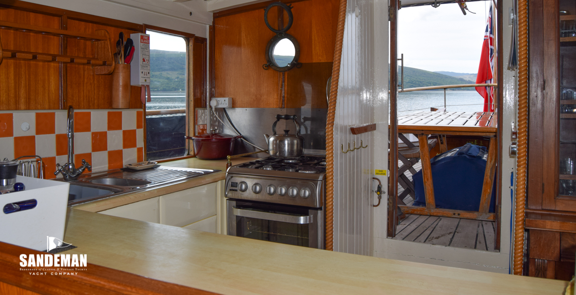 Galley view aft to starboard