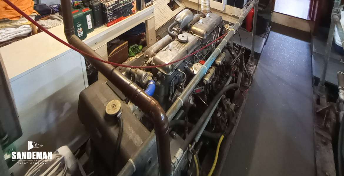 Engine room view aft to starboard