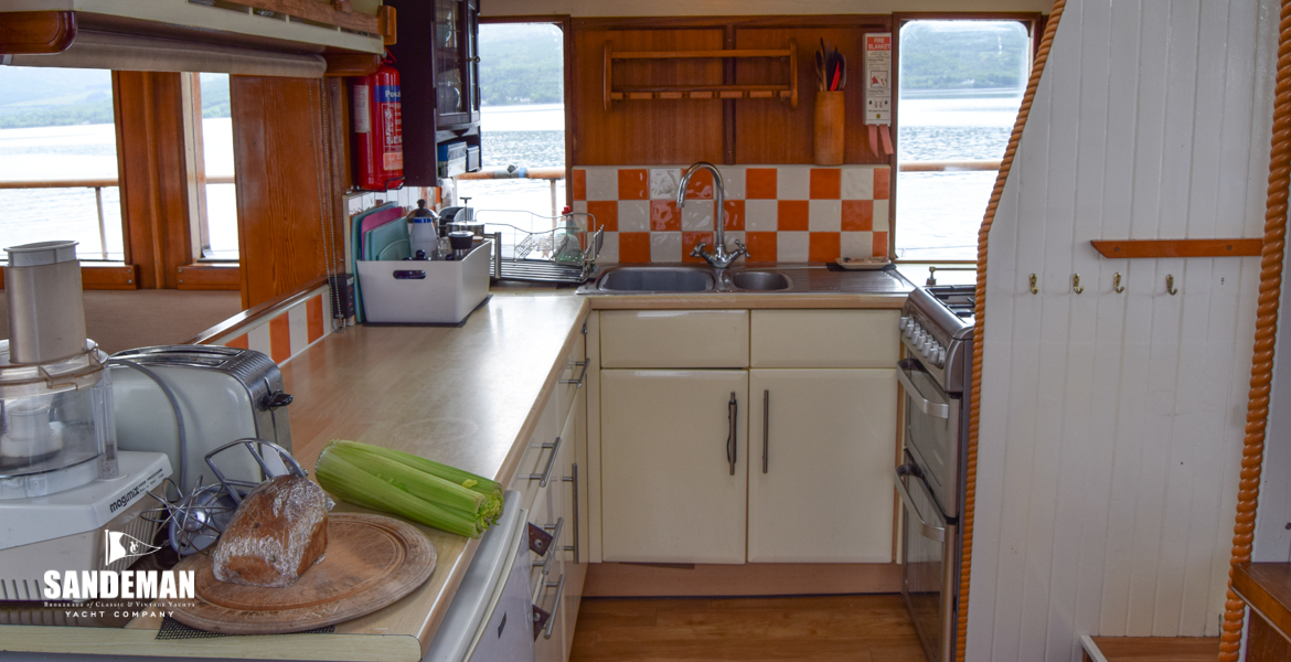 Galley view to starboard