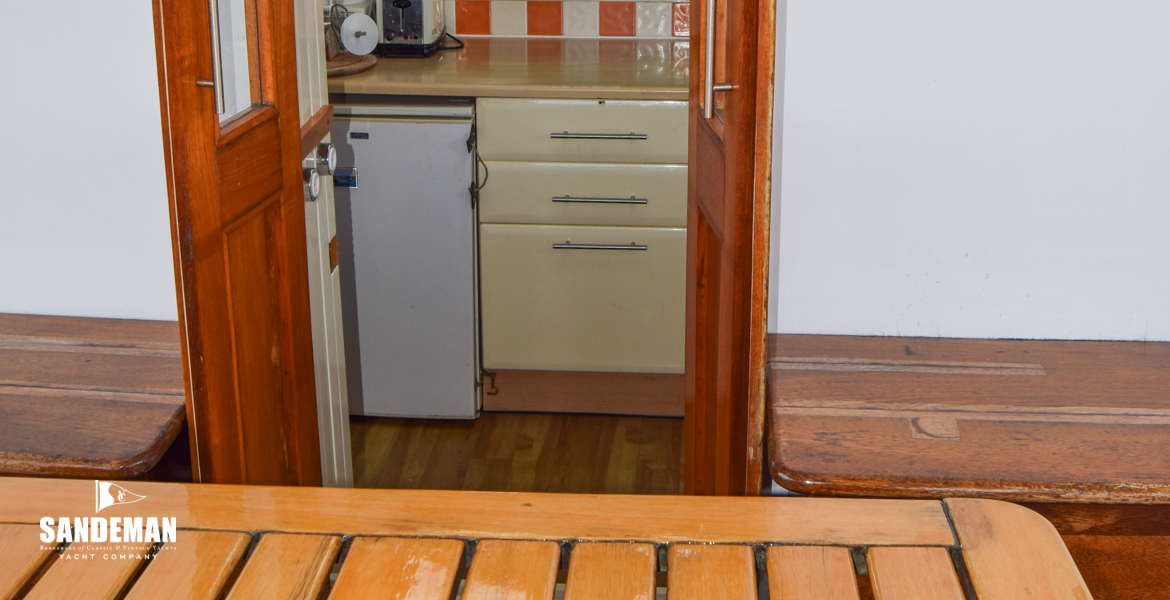 Galley view from aft deck