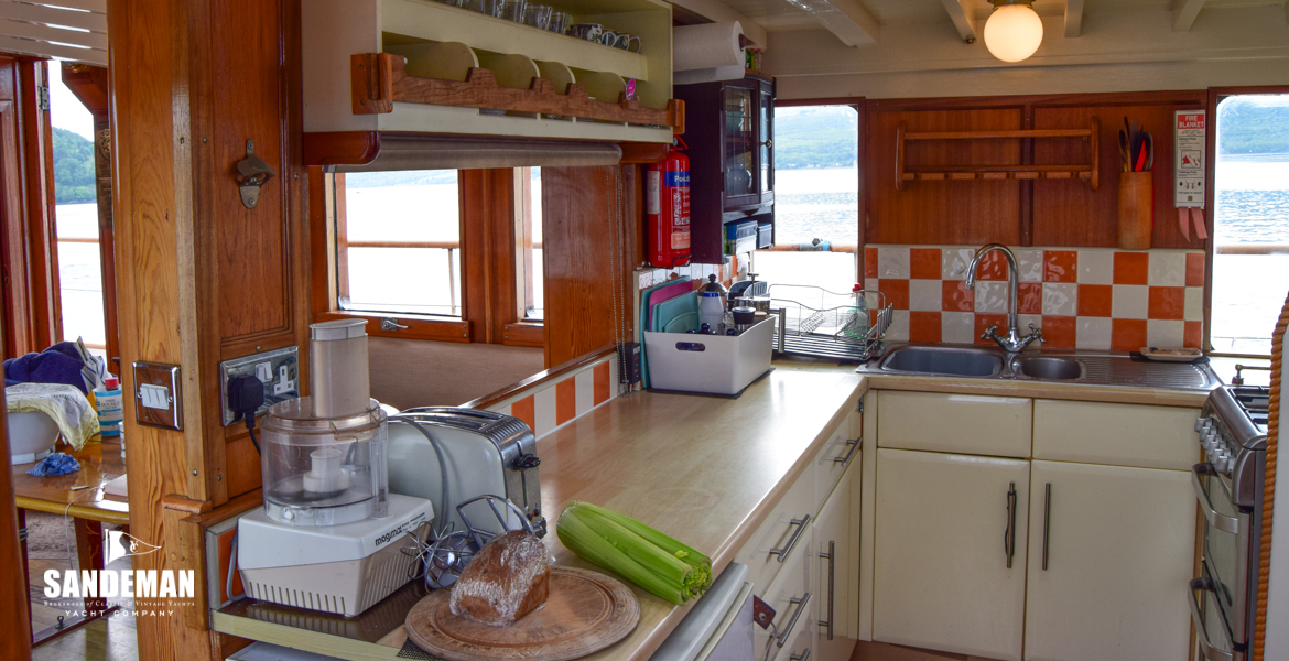 Galley view to starboard