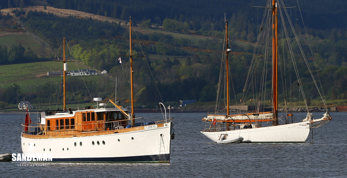 Anchored beside KENTRA [Photo: David Swan]