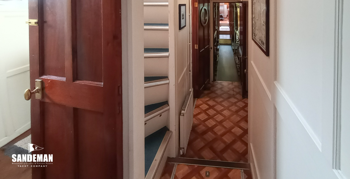 Lower deck passage view aft