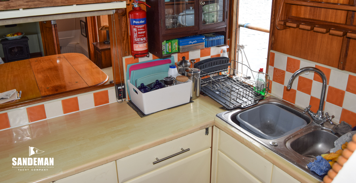 Galley view to starboard forward