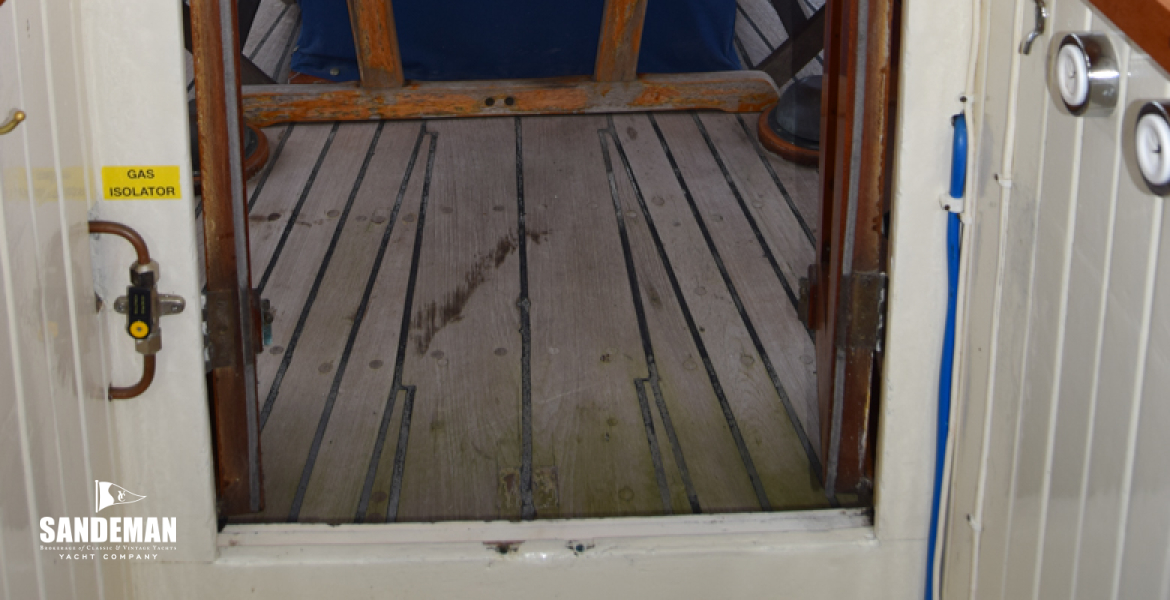 Galley view to aft deck