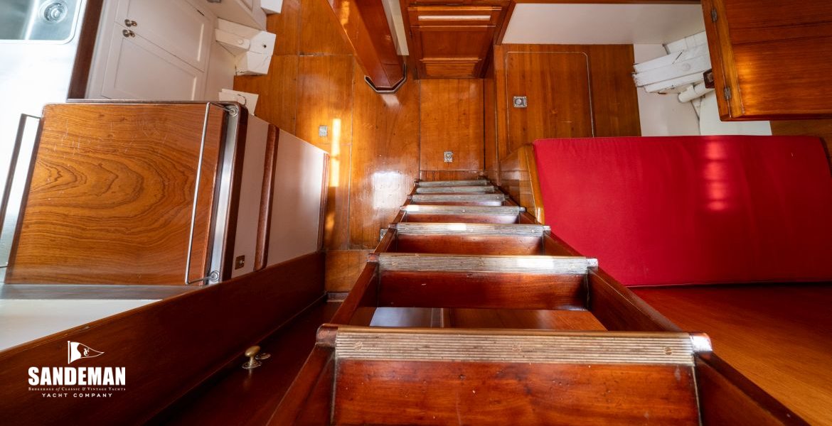 Galley via forward companionway [Photo: Francesco Rastrelli/ Blue Passion]