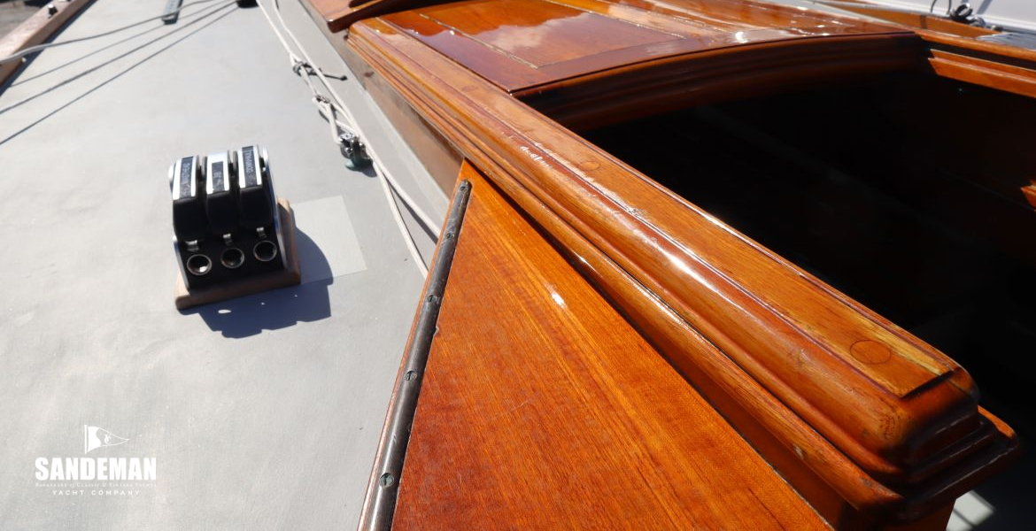 View forward from port side deck