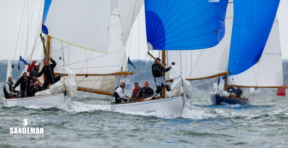 West Solent 'fleet racing' - ARROW left