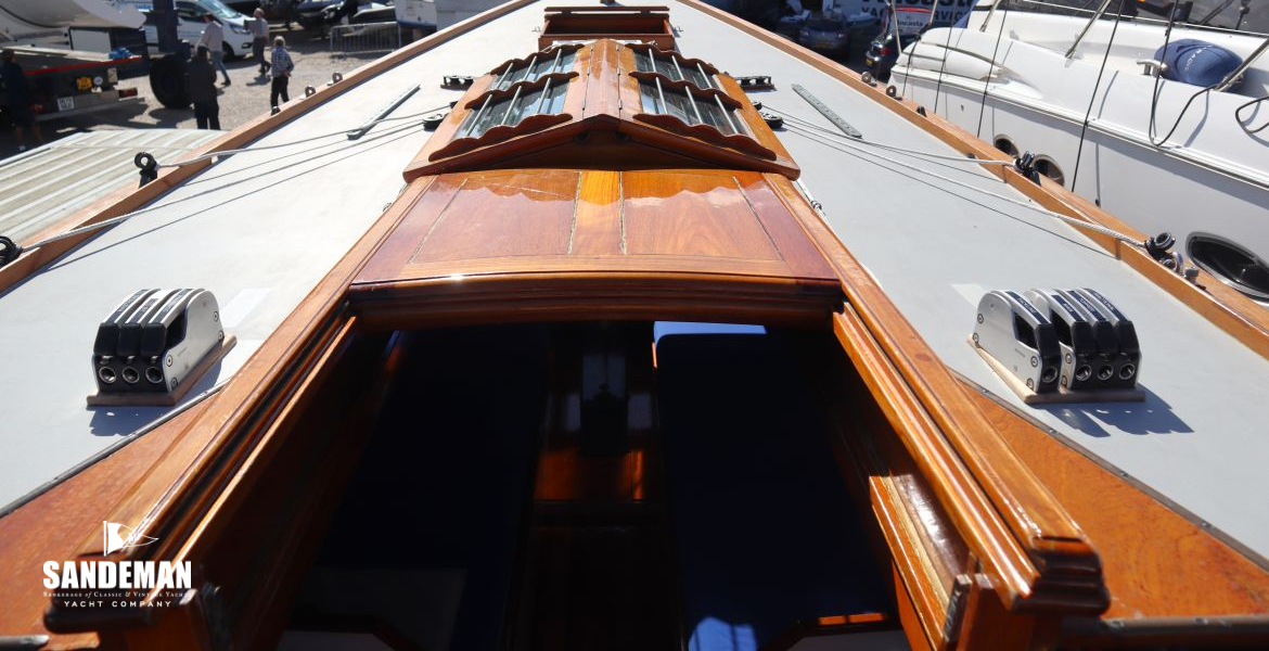 View forward over companionway