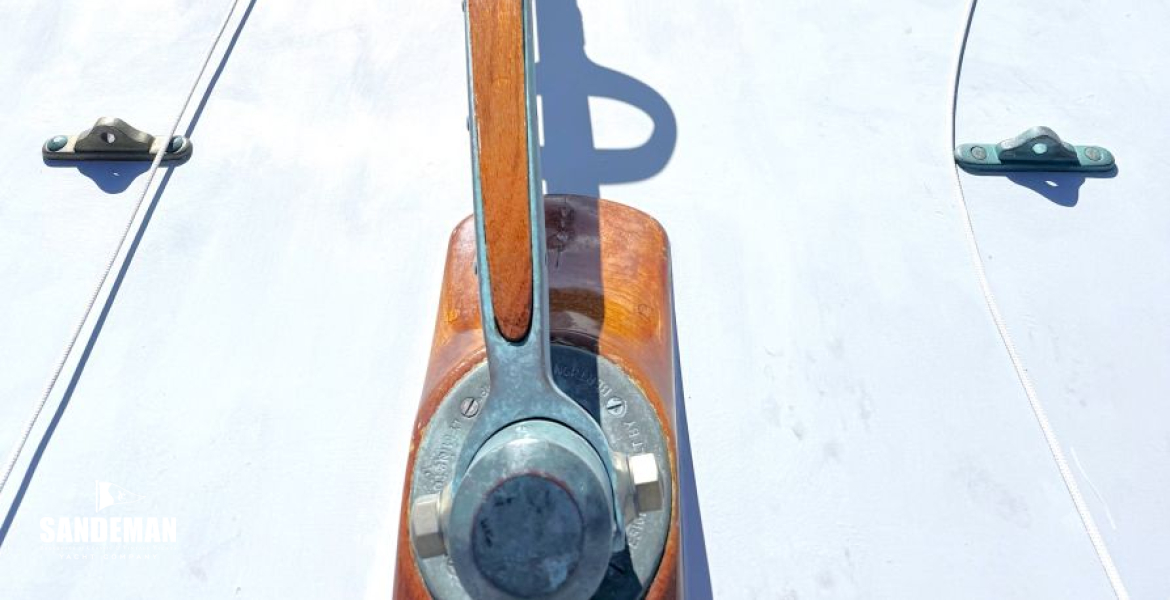 View forward from rudder head