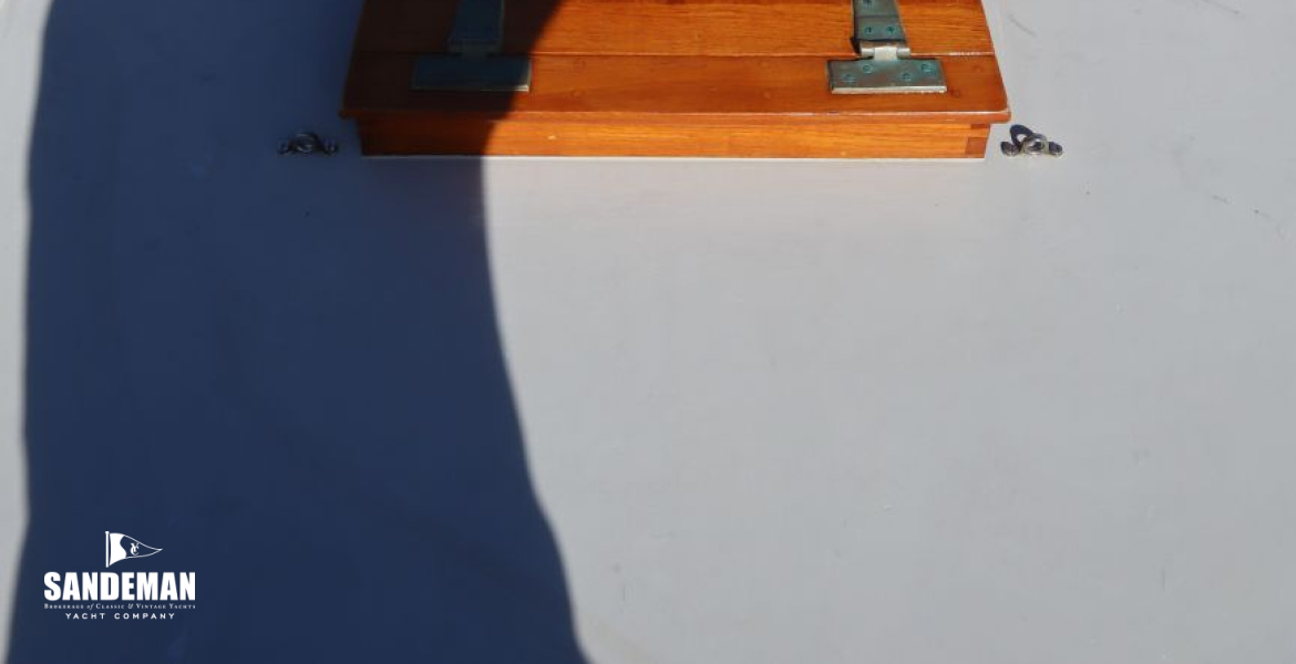 View aft from foredeck