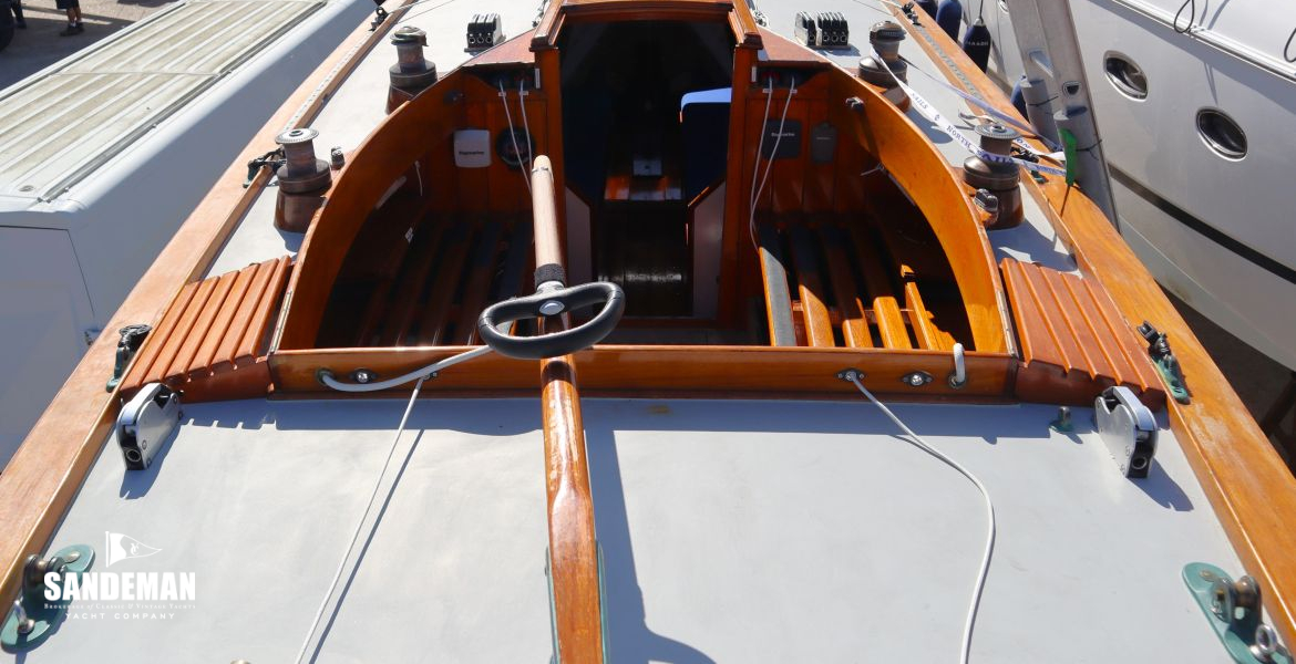From aft deck view forward